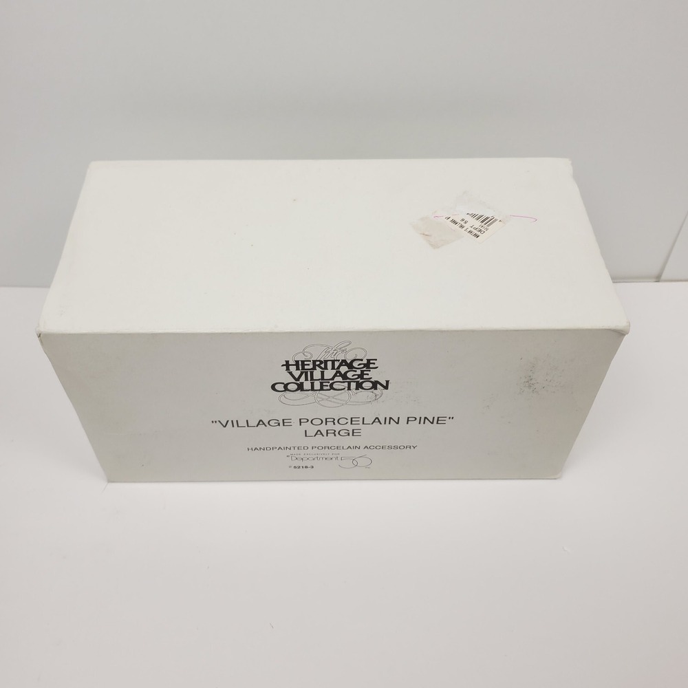 Dept 56 Village Porcelain Pine Large Heritage Village Christmas Tree#5218-3 - Picture 11 of 12